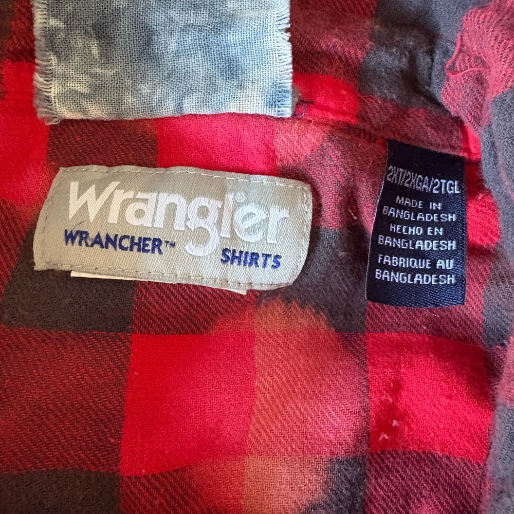 Grateful Dead Upcycled Patchwork Flannel - image 8